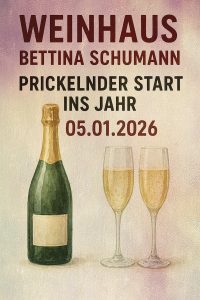 Prickelnder Start ins Jahr